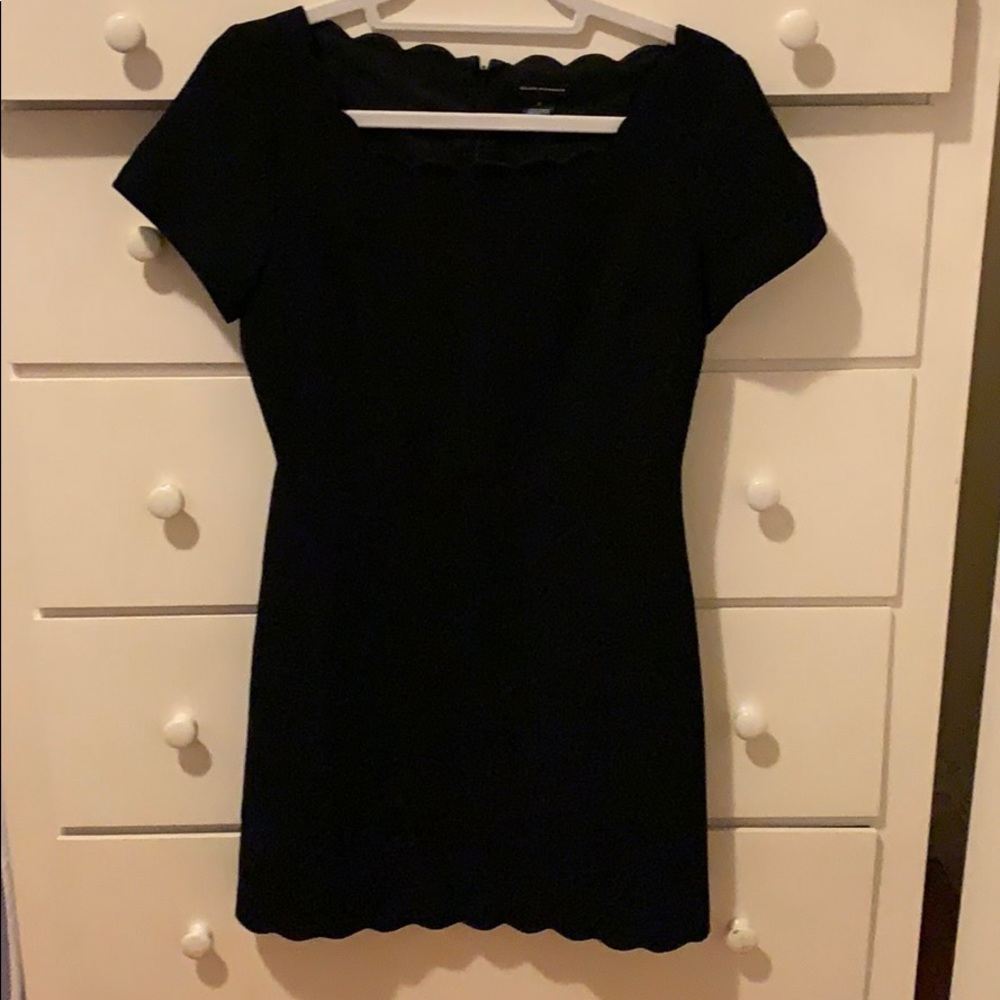 Club Monaco Scalloped Edge Dress